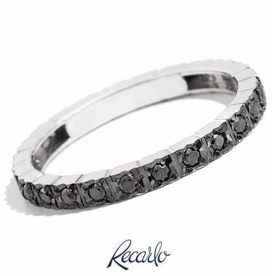 Anello Recarlo Uomo in Oro bianco Diamante R39GD906/DK045 - R39GD906/DK045